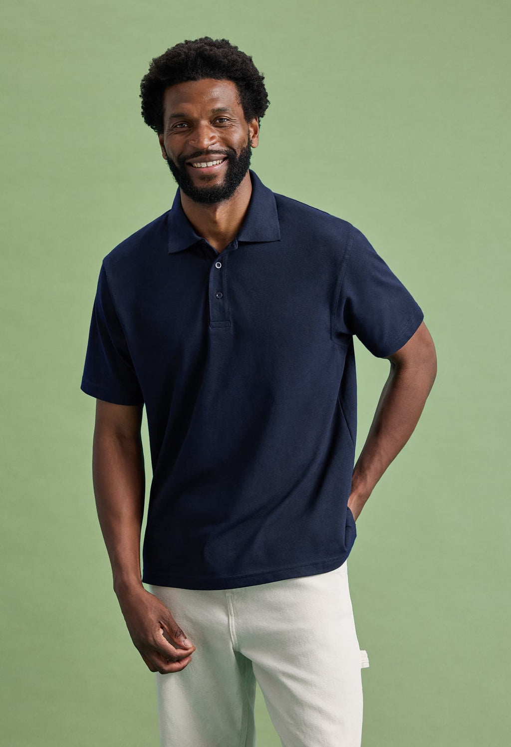 Unisex Eco Polo Shirt - 220gsm Recycled Polyester & Cotton | 6 Colours