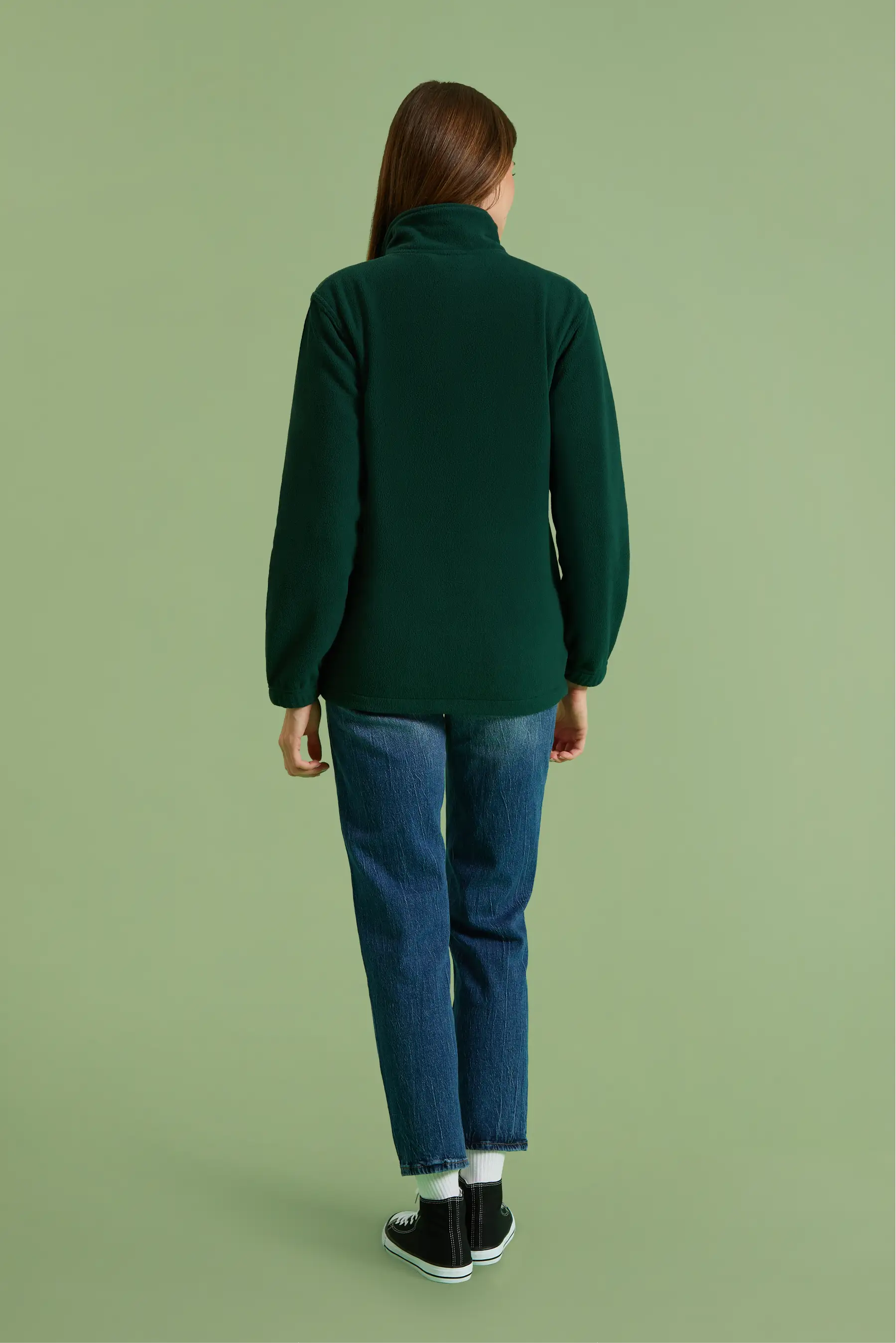 Eco Full Zip Fleece Jacket - Model Shot 2