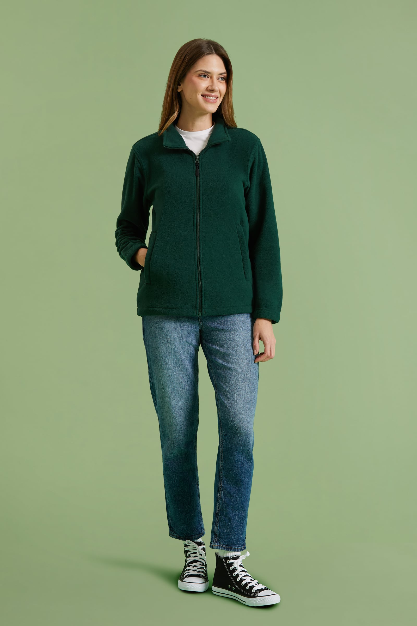 Unisex Eco Full Zip Fleece Jacket - 300gsm 100% Recycled Anti-Pill Fleece | 5 Colours