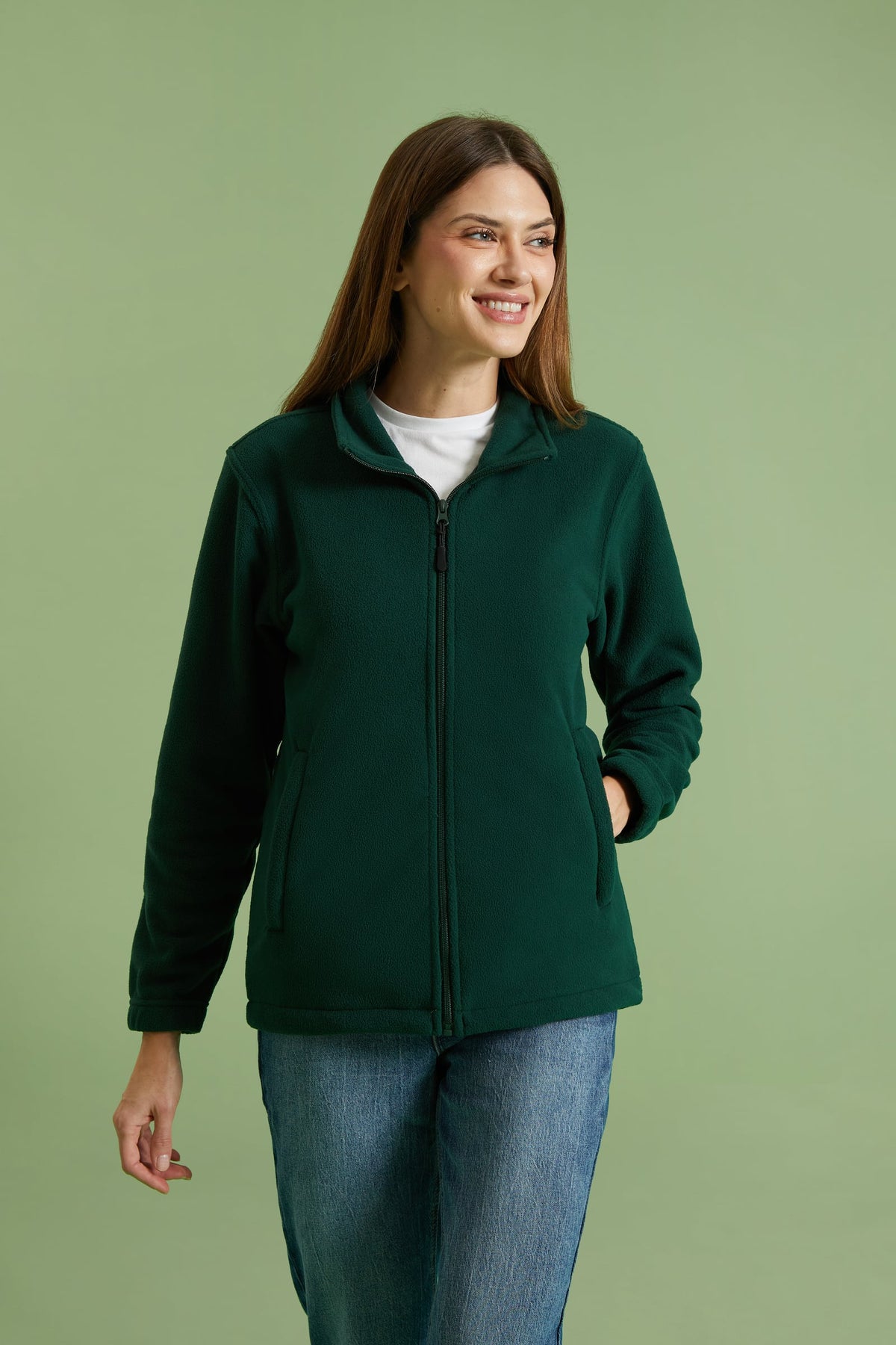 Unisex Eco Full Zip Fleece Jacket - 300gsm 100% Recycled Anti-Pill Fleece | 5 Colours