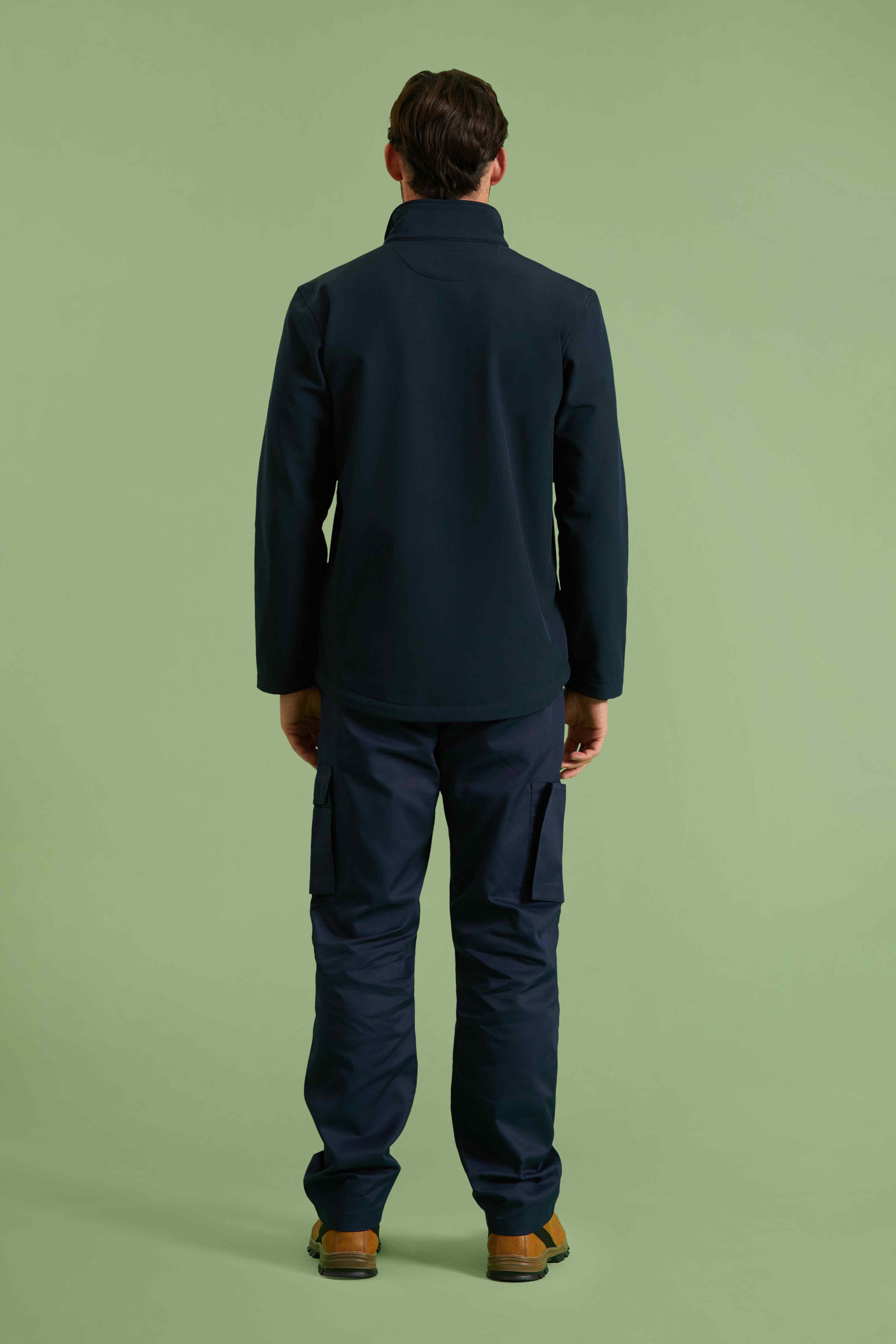 Eco Full Zip Softshell Jacket - Model Shot 2