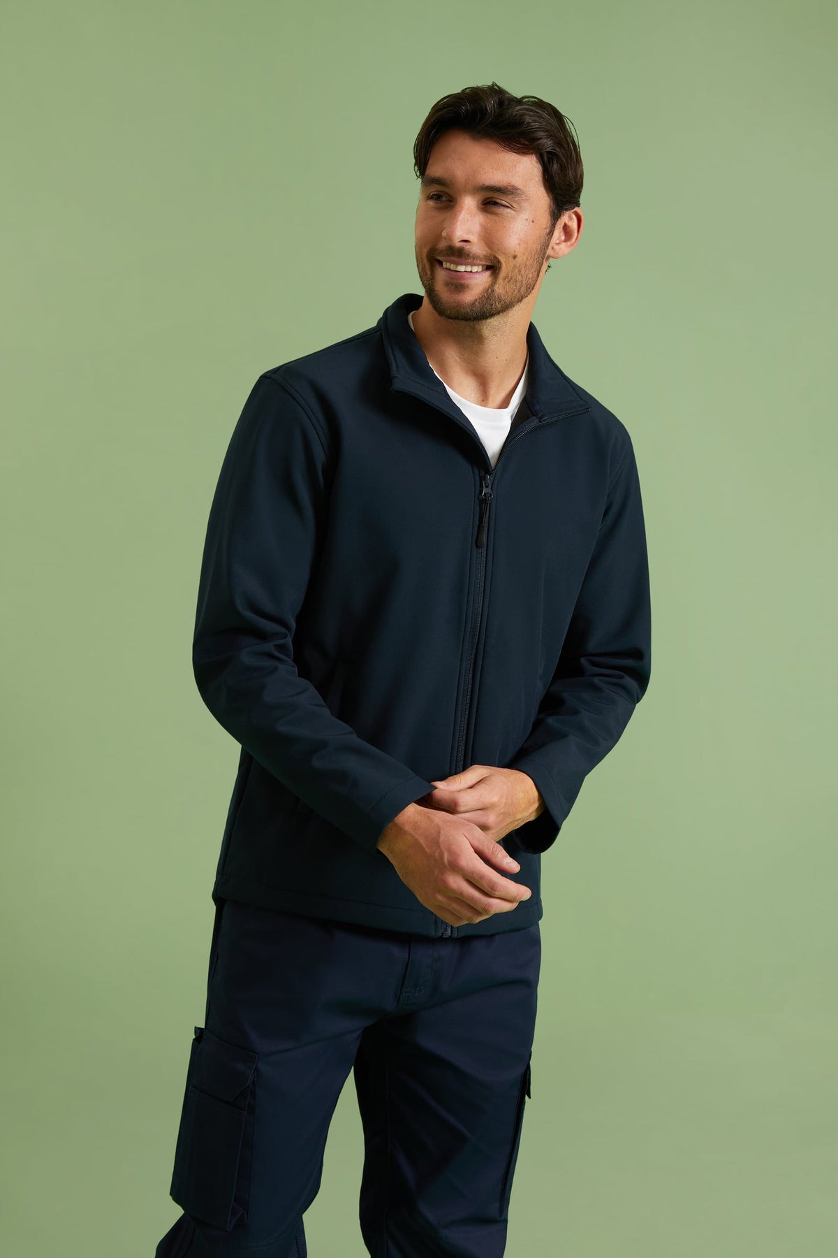 Unisex Eco Full Zip Softshell Jacket - 325gsm Recycled Softshell, Windproof | 3 Colours
