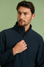 Unisex Eco Full Zip Softshell Jacket - 325gsm Recycled Softshell, Windproof | 3 Colours