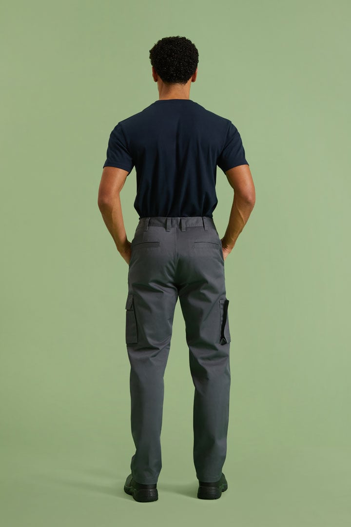 Unisex Eco Workwear Cargo Trouser - 245gsm Recycled Polycotton, Cargo Pockets