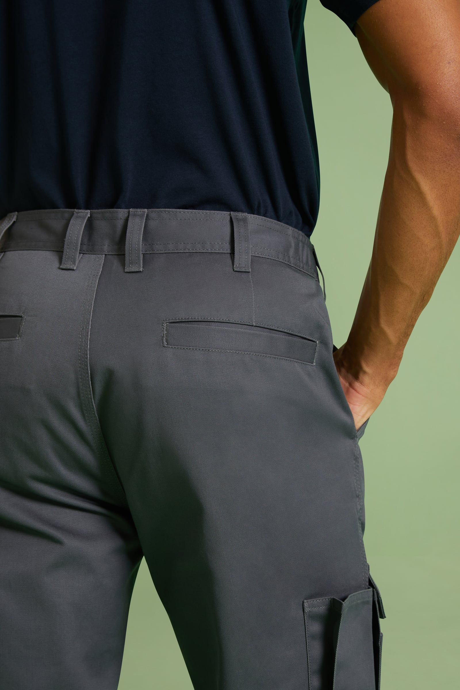 Unisex Eco Workwear Cargo Trouser - 245gsm Recycled Polycotton, Cargo Pockets | 3 Colours