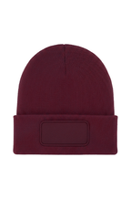 Rectangular Patch Beanie by wrapandcover.co.uk Uniforms teamwear and corporate giftsSpecialising in Central London and the home counties