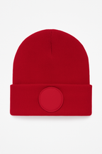 Circular Patch Beanie by wrapandcover.co.uk Uniforms teamwear and corporate giftsSpecialising in Central London and the home counties