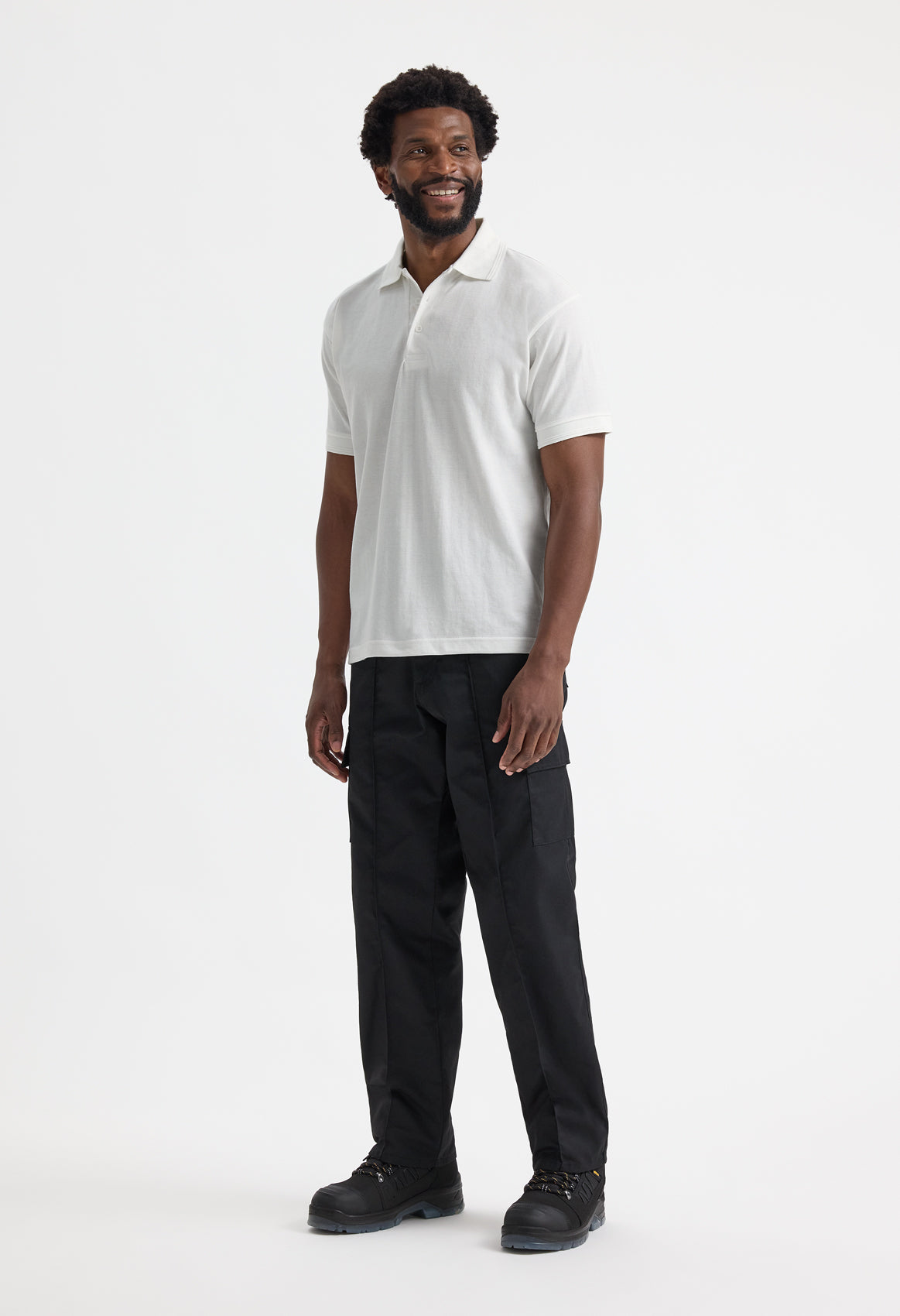 Heavyweight Cotton Poloshirt - Front View