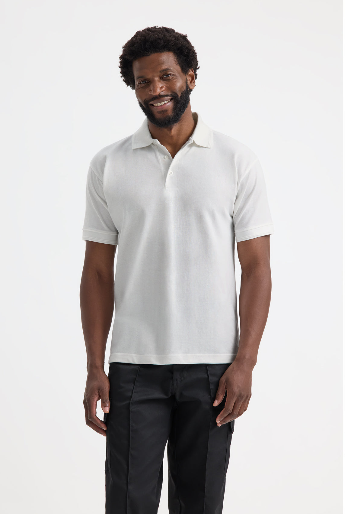 Heavyweight Cotton Poloshirt - Lifestyle Hero Shot