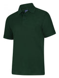 Deluxe Poloshirt - Bottle Green | Wrapandcover.co.uk Customised uniforms for workwear, schools, and organisations- fast UK delivery, no minimum orders.