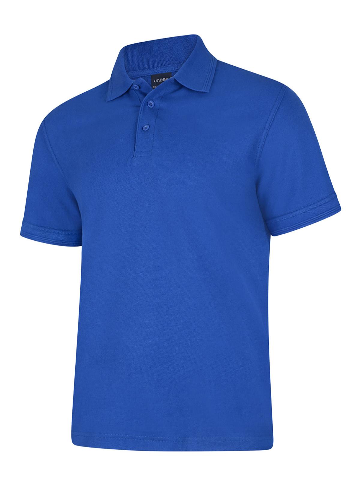 Deluxe Poloshirt - Royal | Wrapandcover.co.uk Customised uniforms for workwear, schools, and organisations- fast UK delivery, no minimum orders.