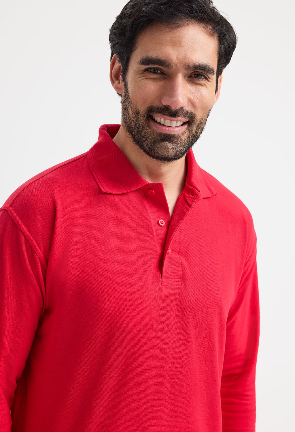 Unisex Long Sleeve Classic Polo Shirt - 220gsm 50/50 Polycotton | 9 Colours