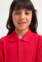 Children's Active Cotton Polo Shirt - 180gsm 100% Ring-Spun Combed Cotton | 9 Colours
