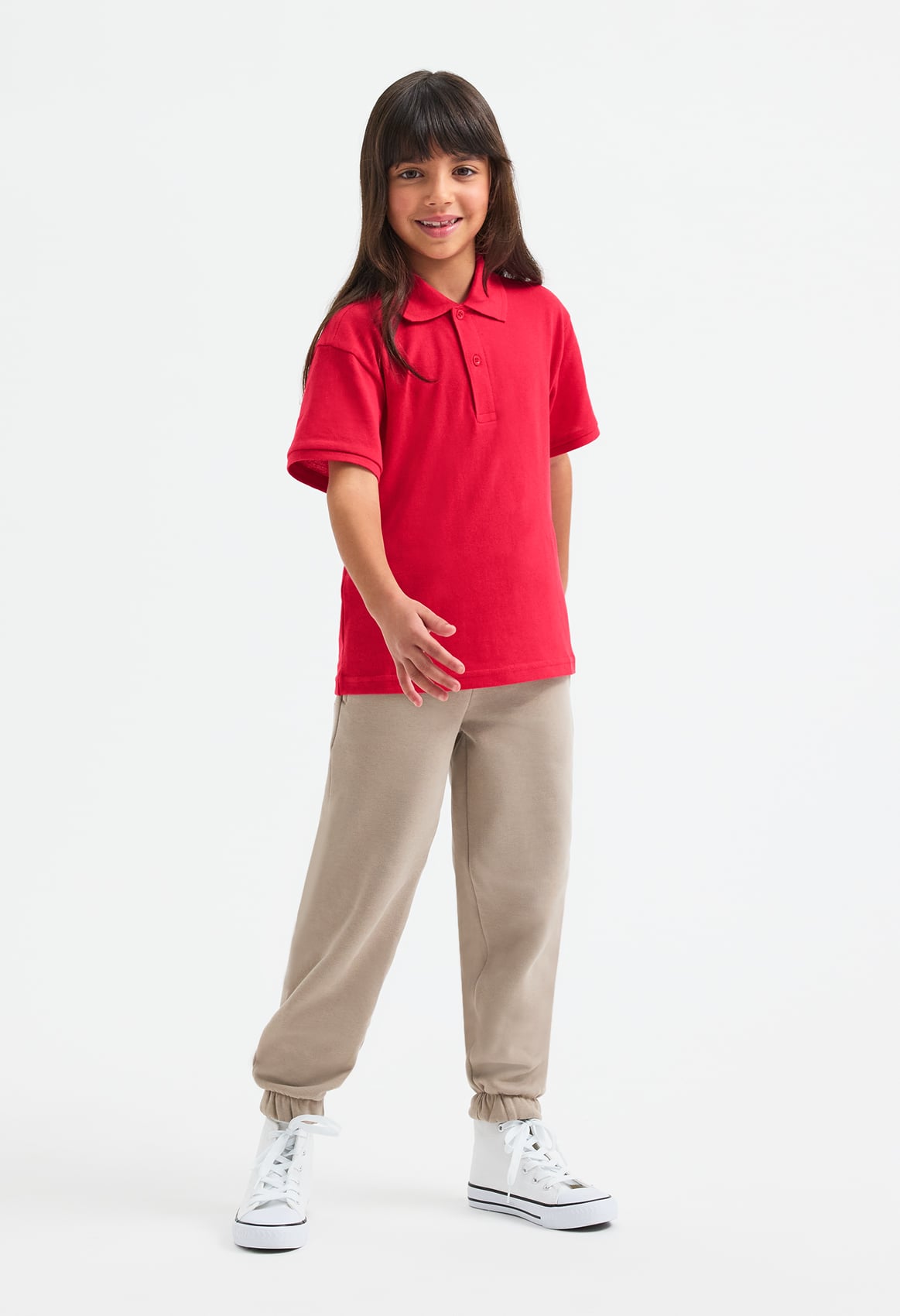 Children's Active Cotton Polo Shirt - 180gsm 100% Ring-Spun Combed Cotton | 9 Colours