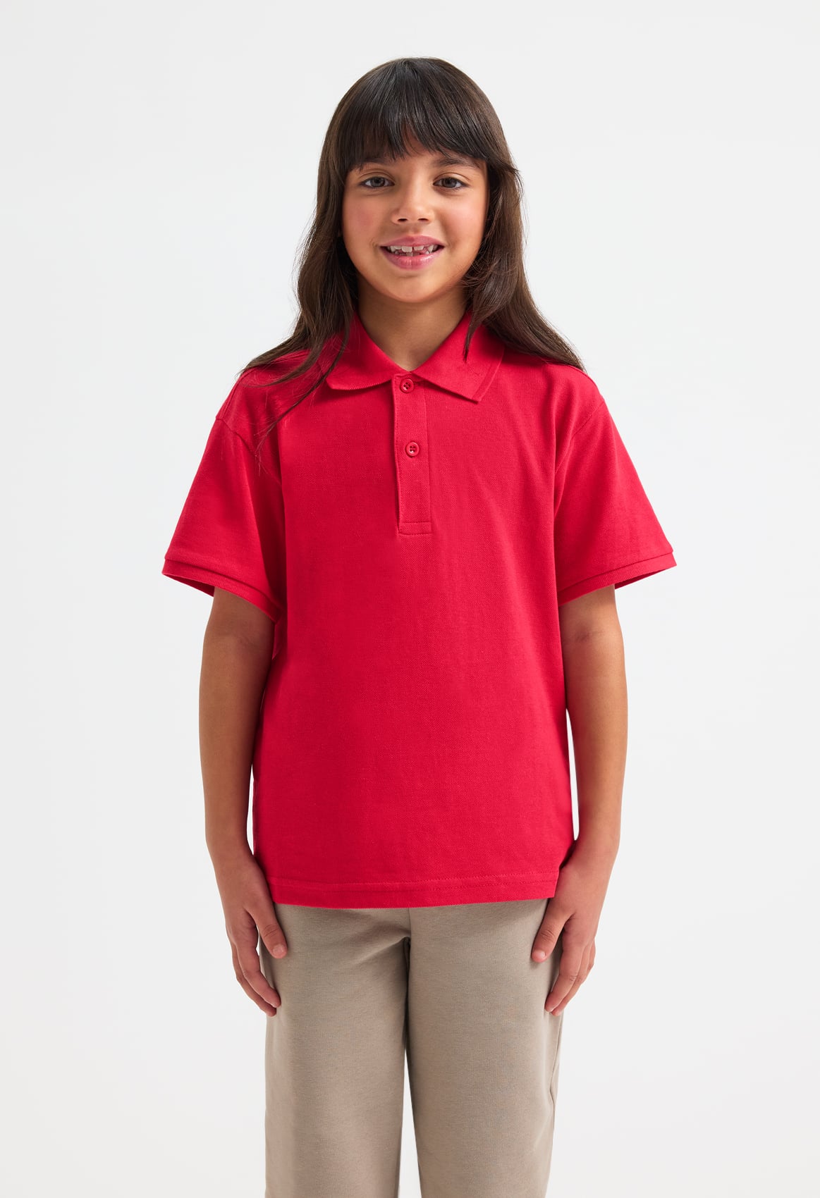 Children's Active Cotton Polo Shirt - 180gsm 100% Ring-Spun Combed Cotton | 9 Colours