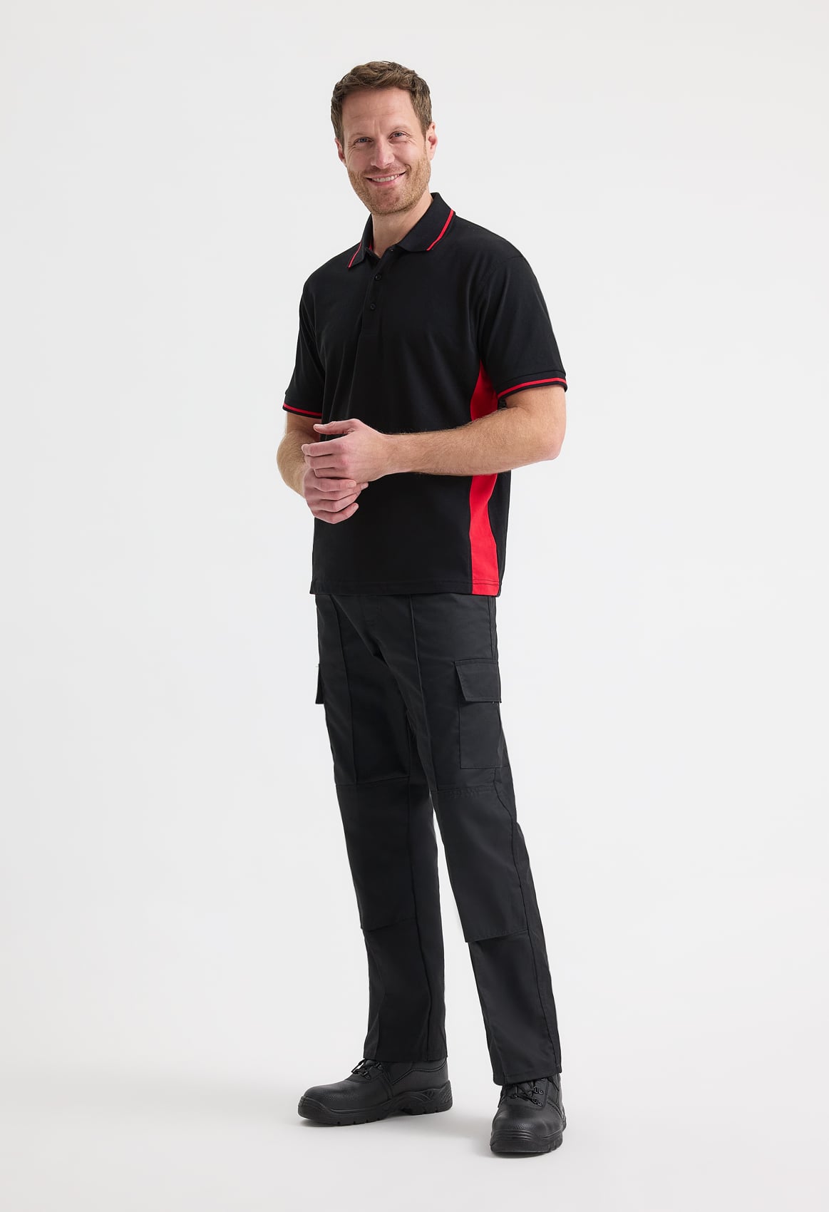 Unisex Two Tone Polo Shirt - 200gsm 50/50 Polycotton | 5 Colours