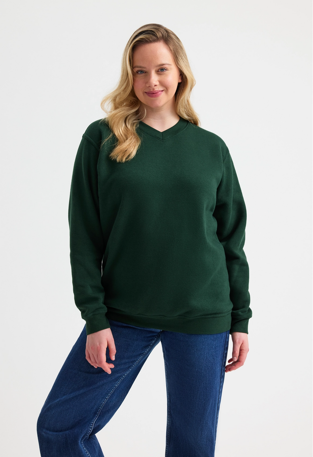 Classic V-Neck Sweatshirt by wrapandcover.co.uk Uniforms, teamwear and custom corporate apparel. Specialising in Central London and the home counties.