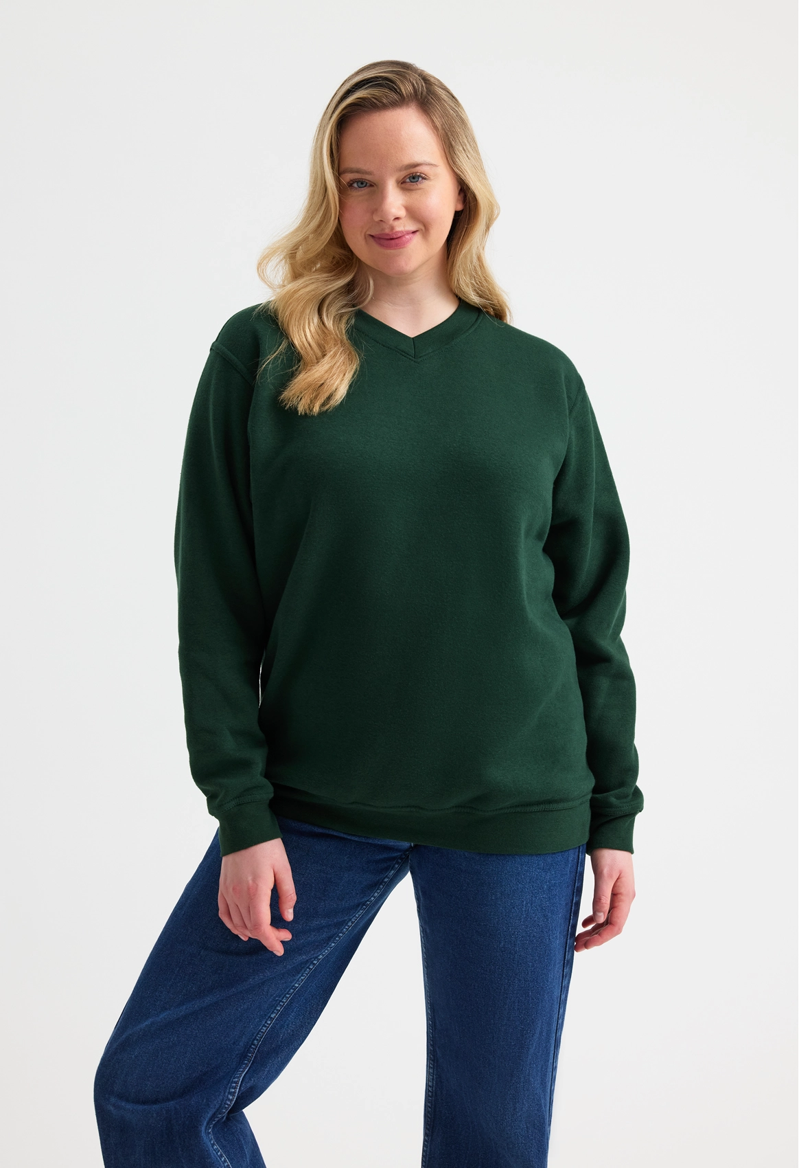 Classic V-Neck Sweatshirt by wrapandcover.co.uk Uniforms, teamwear and custom corporate apparel. Specialising in Central London and the home counties.
