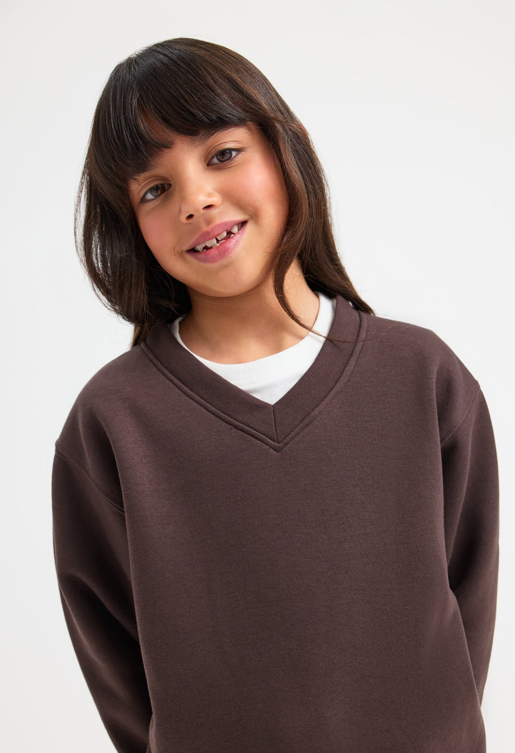 Children's Classic V-Neck Sweatshirt - 300gsm 50/50 Polycotton | 9 Colours