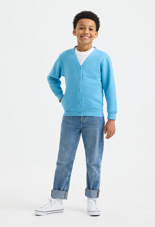 Children's Classic Cardigan - 300gsm 50/50 Polycotton | 9 Colours