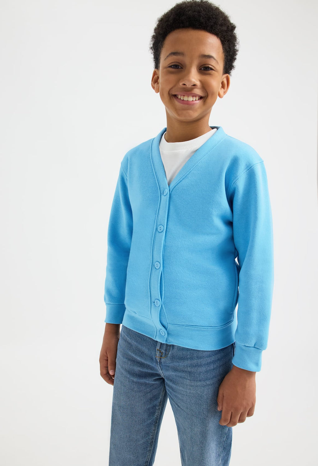 Children's Classic Cardigan - 300gsm 50/50 Polycotton | 9 Colours