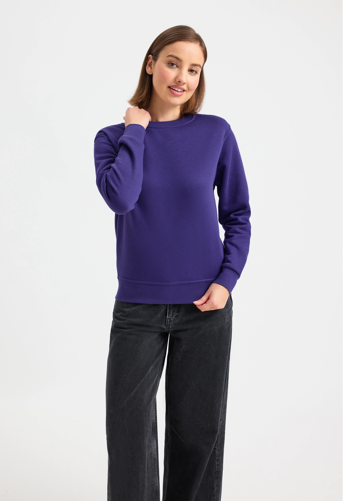 Ladies Deluxe Crew Neck Sweatshirt by wrapandcover.co.uk Uniforms, teamwear and custom corporate apparel. Specialising in Central London and the home counties.