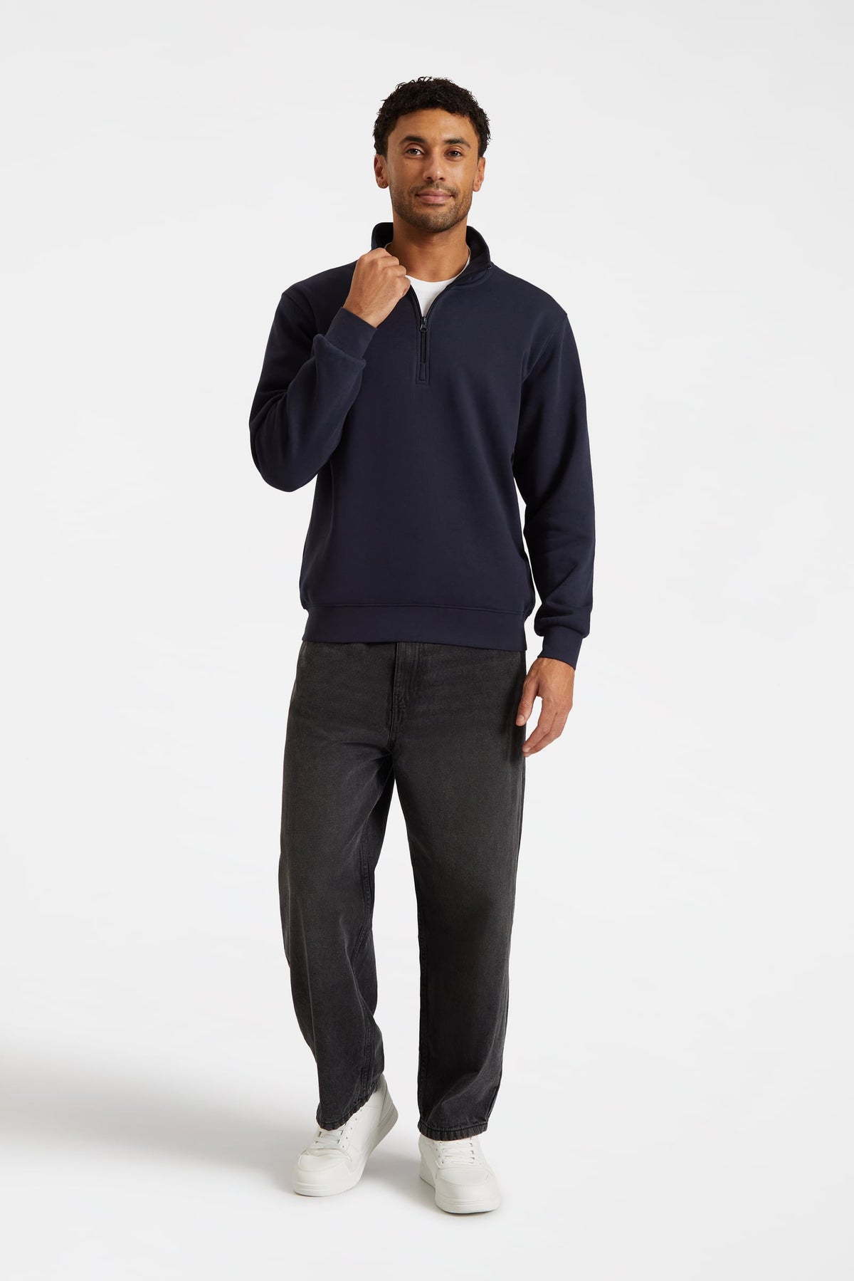 Unisex Quarter Zip Sweatshirt - 300gsm 50/50 Polycotton | 3 Colours