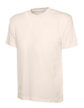 Classic T-shirt - Beige | Wrapandcover.co.uk Customised uniforms for workwear, schools, and organisations- fast UK delivery, no minimum orders.