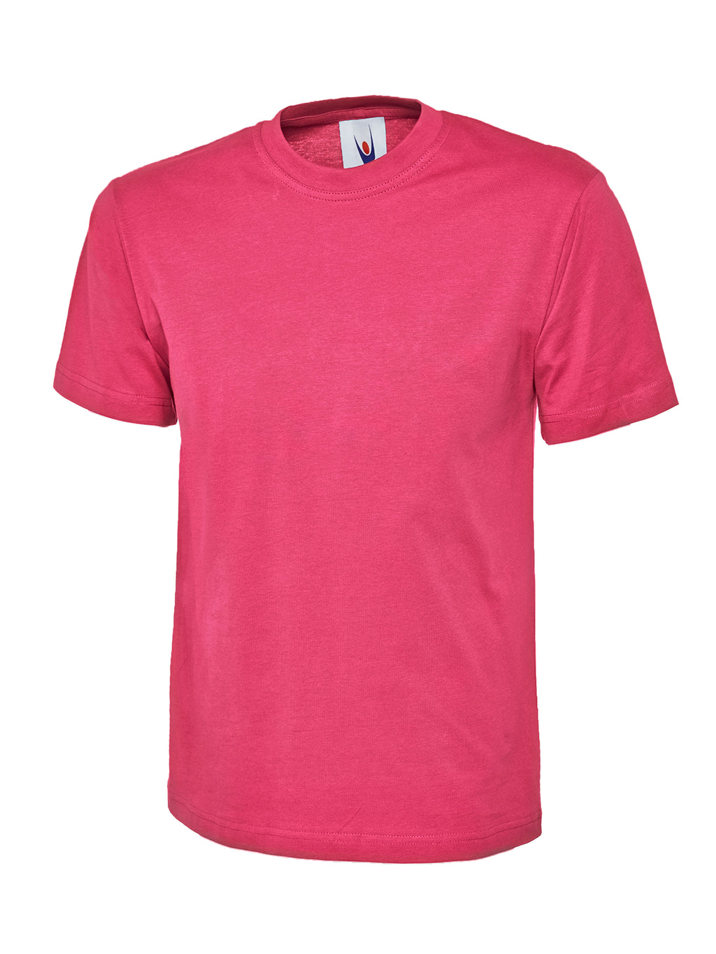Classic T-shirt - Hot Pink | Wrapandcover.co.uk Customised uniforms for workwear, schools, and organisations- fast UK delivery, no minimum orders.