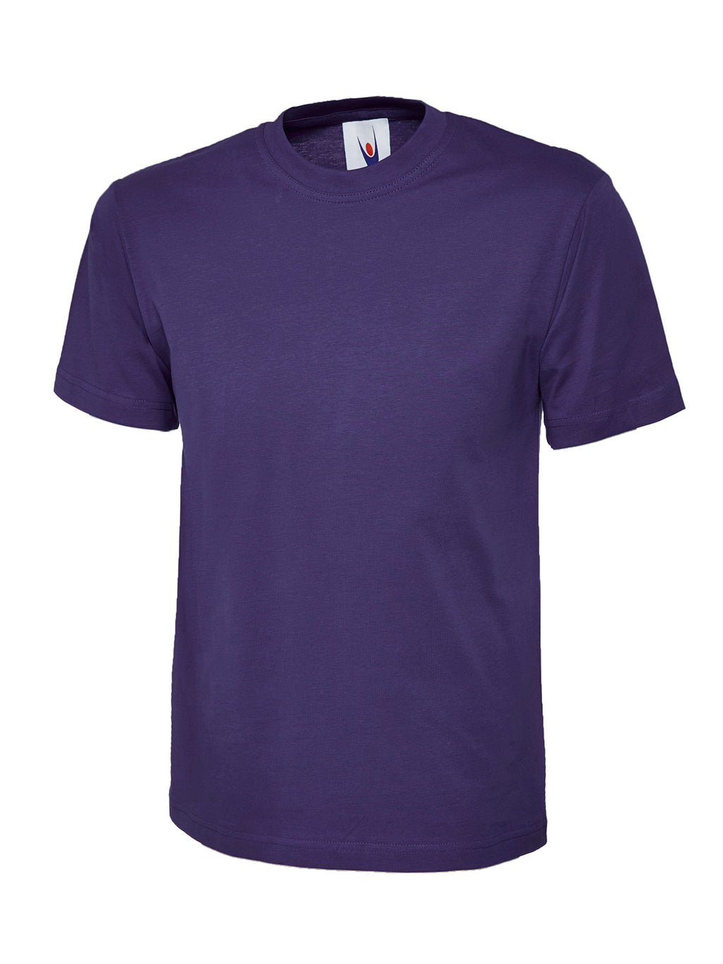 Classic T-shirt - Purple | Wrapandcover.co.uk Customised uniforms for workwear, schools, and organisations- fast UK delivery, no minimum orders.
