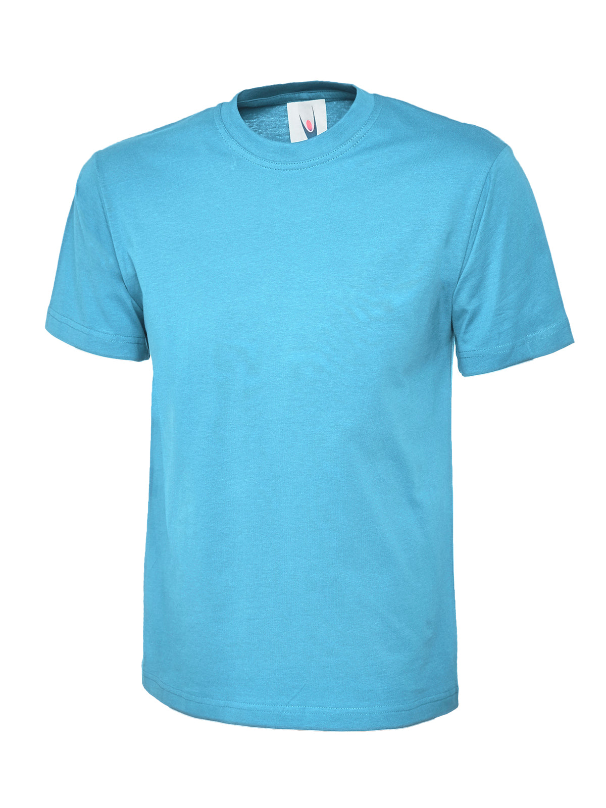 Classic T-shirt - Sky | Wrapandcover.co.uk Customised uniforms for workwear, schools, and organisations- fast UK delivery, no minimum orders.