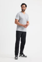Unisex Classic V-Neck T-Shirt - 180gsm 100% Ring-Spun Combed Cotton | 4 Colours