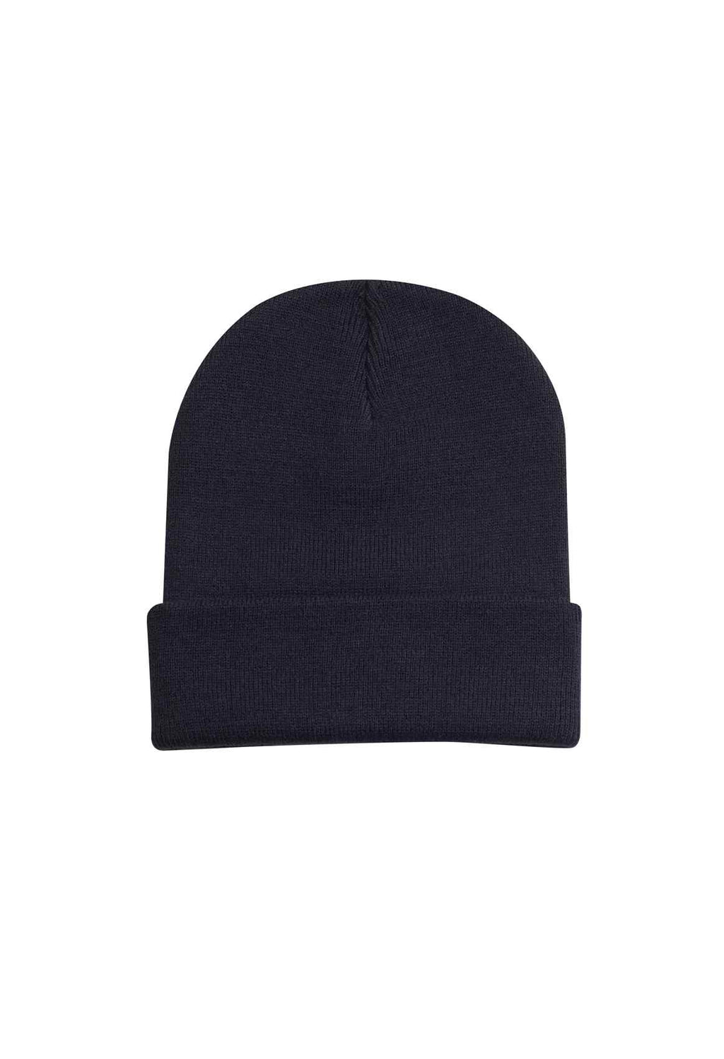 Heavyweight Cuffed Beanie - Black - ONE - UC410 | Wrapandcover.co.uk Customised uniforms for workwear, schools, and organisations- fast UK delivery, no minimum orders.
