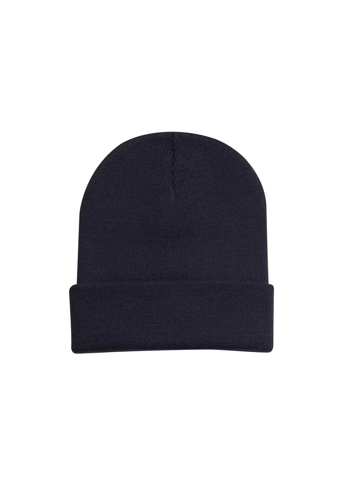 Heavyweight Cuffed Beanie - Black - ONE - UC410 | Wrapandcover.co.uk Customised uniforms for workwear, schools, and organisations- fast UK delivery, no minimum orders.