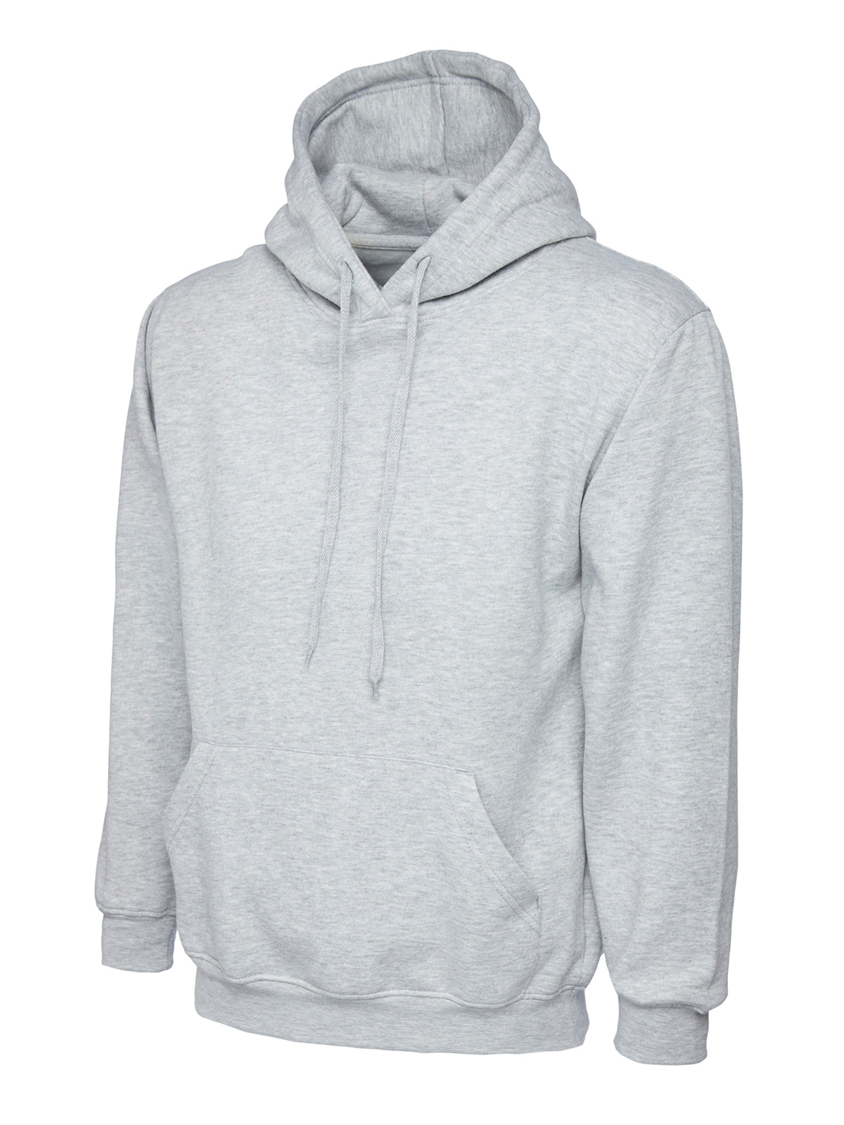 Heavyweight Hooded Sweatshirt - Heather Grey | Wrapandcover.co.uk Customised uniforms for workwear, schools, and organisations- fast UK delivery, no minimum orders.