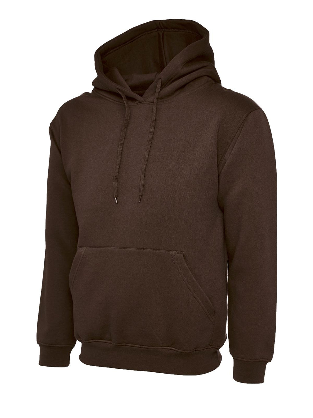 Classic Hooded Sweatshirt  - Brown - XS - UC502 | Wrapandcover.co.uk Customised uniforms for workwear, schools, and organisations- fast UK delivery, no minimum orders.