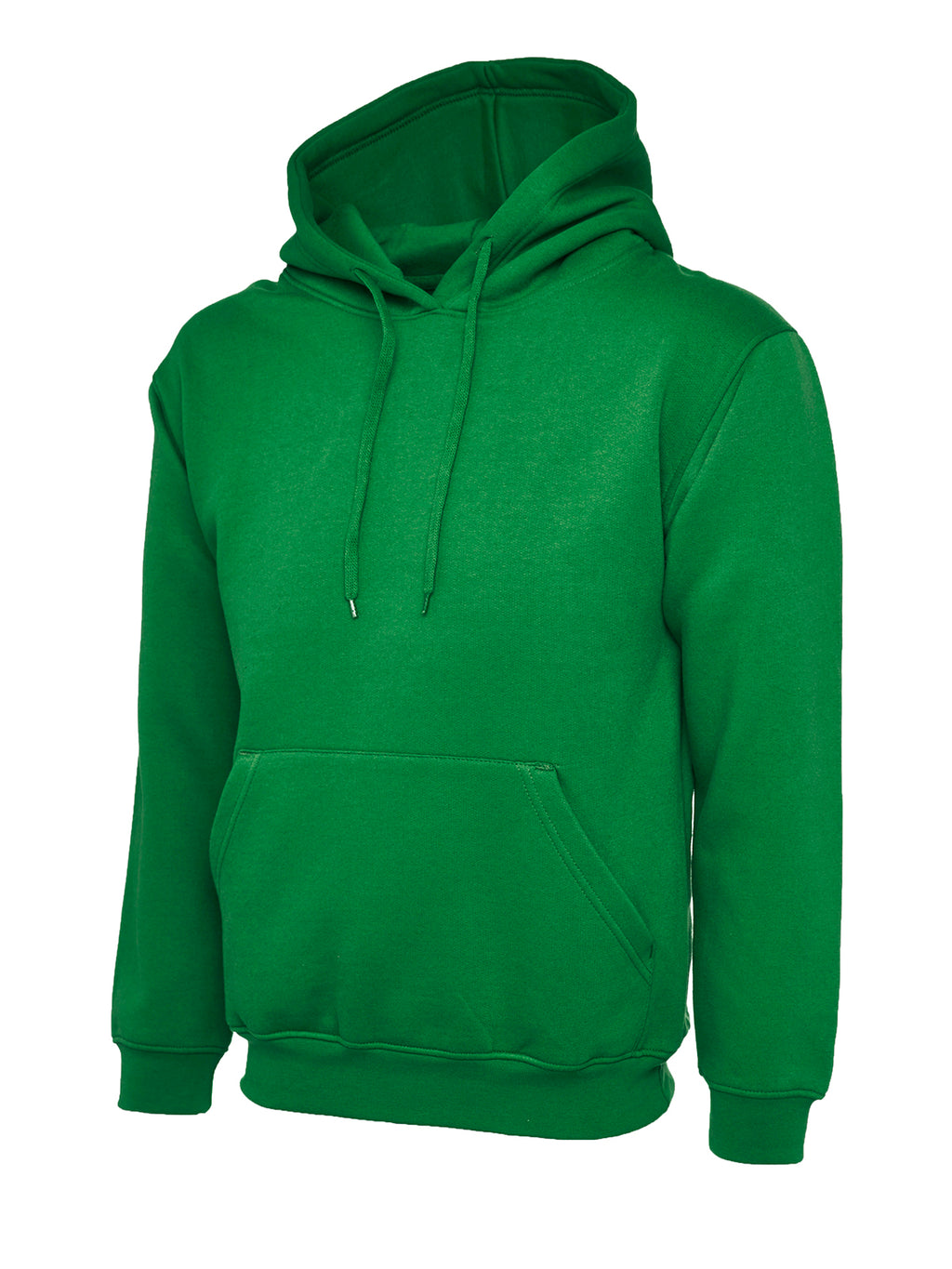 Classic Hooded Sweatshirt - Kelly Green | Wrapandcover.co.uk Customised uniforms for workwear, schools, and organisations- fast UK delivery, no minimum orders.