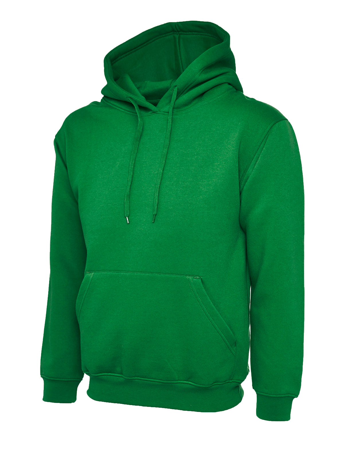 Classic Hooded Sweatshirt - Kelly Green | Wrapandcover.co.uk Customised uniforms for workwear, schools, and organisations- fast UK delivery, no minimum orders.
