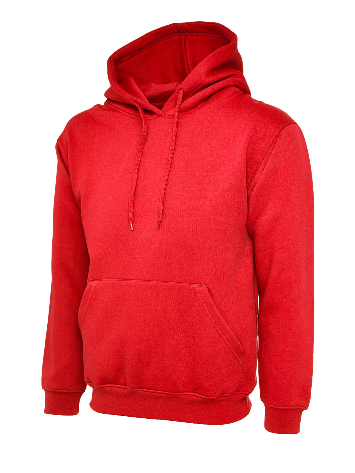 Classic Hooded Sweatshirt - Red | Wrapandcover.co.uk Customised uniforms for workwear, schools, and organisations- fast UK delivery, no minimum orders.