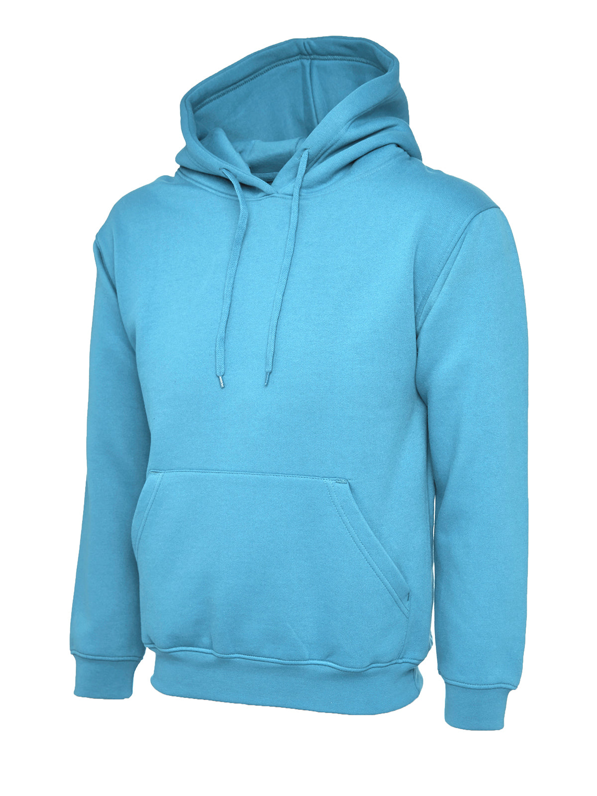 Classic Hooded Sweatshirt - Sky | Wrapandcover.co.uk Customised uniforms for workwear, schools, and organisations- fast UK delivery, no minimum orders.
