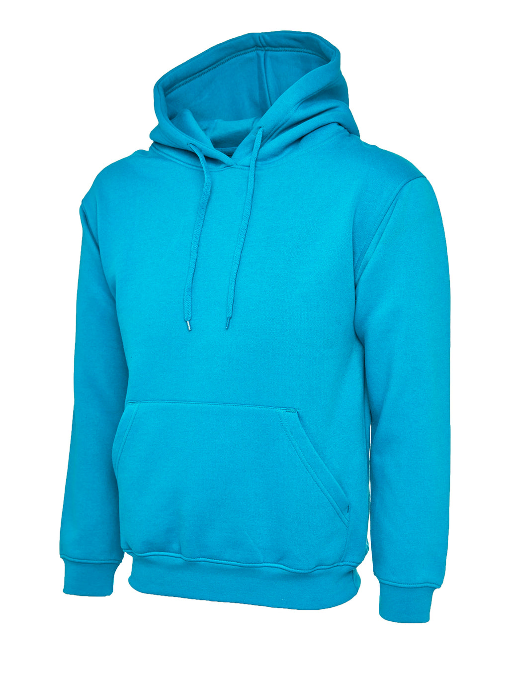 Classic Hooded Sweatshirt - Sapphire Blue | Wrapandcover.co.uk Customised uniforms for workwear, schools, and organisations- fast UK delivery, no minimum orders.
