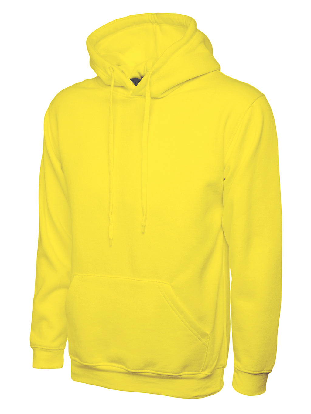 Classic Hooded Sweatshirt - Yellow | Wrapandcover.co.uk Customised uniforms for workwear, schools, and organisations- fast UK delivery, no minimum orders.