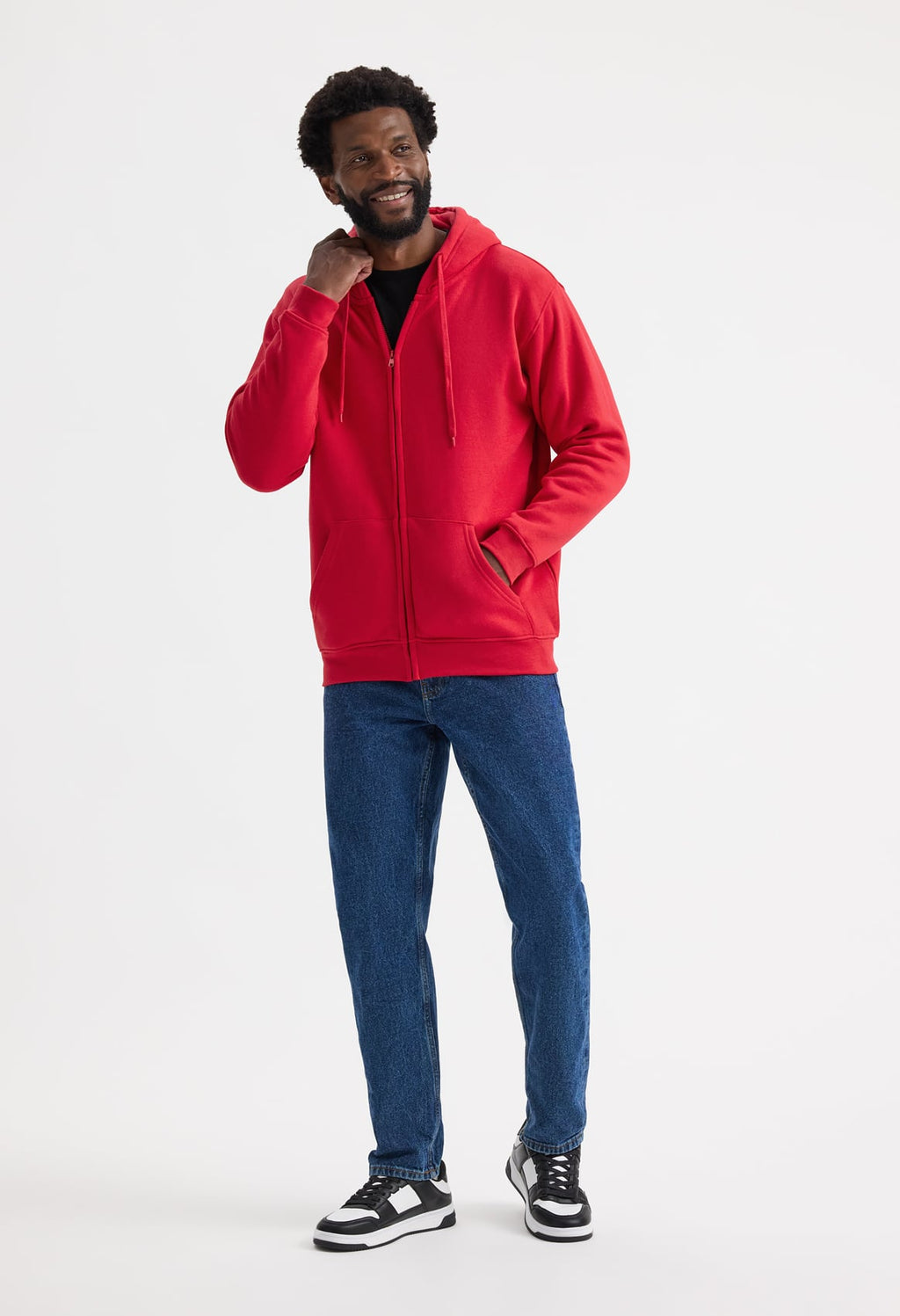 Unisex Classic Full Zip Hooded Sweatshirt - 300gsm 50/50 Polycotton | 12 Colours