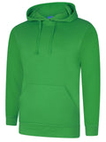 Deluxe Hooded Sweatshirt - Amazon Green | Wrapandcover.co.uk Customised uniforms for workwear, schools, and organisations- fast UK delivery, no minimum orders.