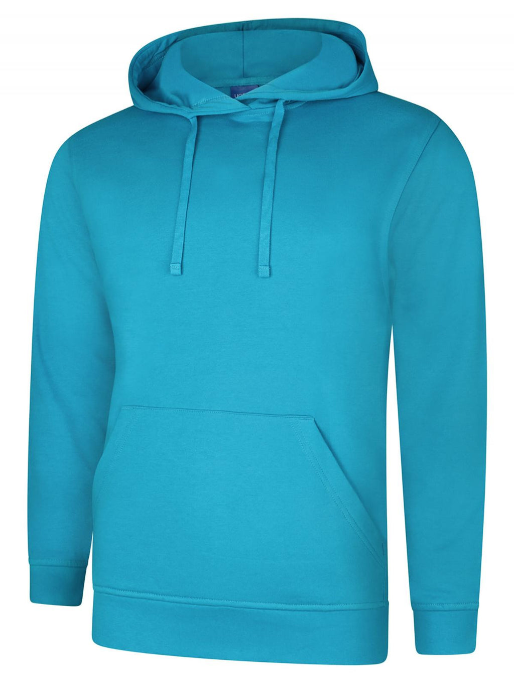 Deluxe Hooded Sweatshirt - Sapphire Blue | Wrapandcover.co.uk Customised uniforms for workwear, schools, and organisations- fast UK delivery, no minimum orders.