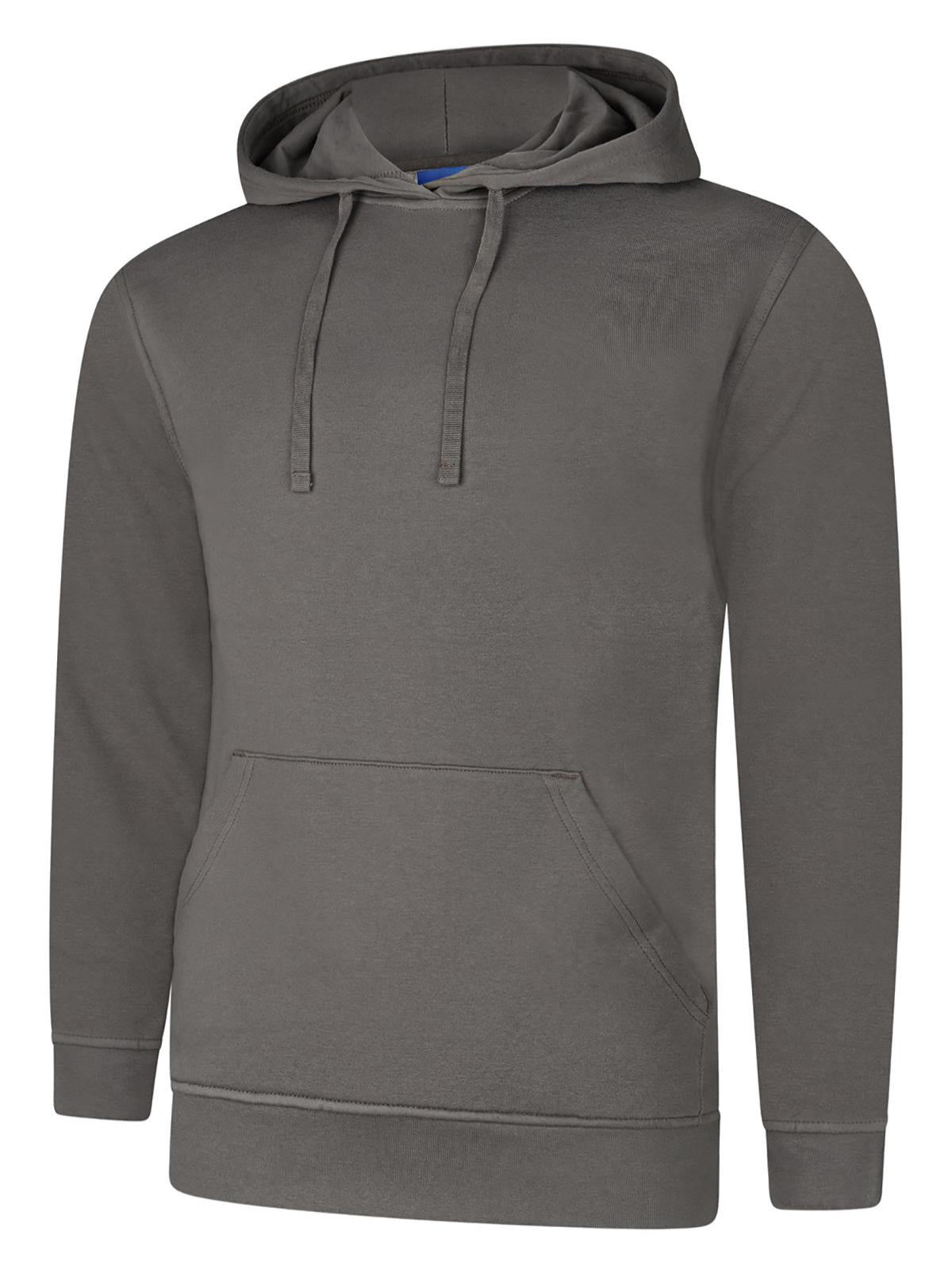 Deluxe Hooded Sweatshirt - Steel Grey | Wrapandcover.co.uk Customised uniforms for workwear, schools, and organisations- fast UK delivery, no minimum orders.