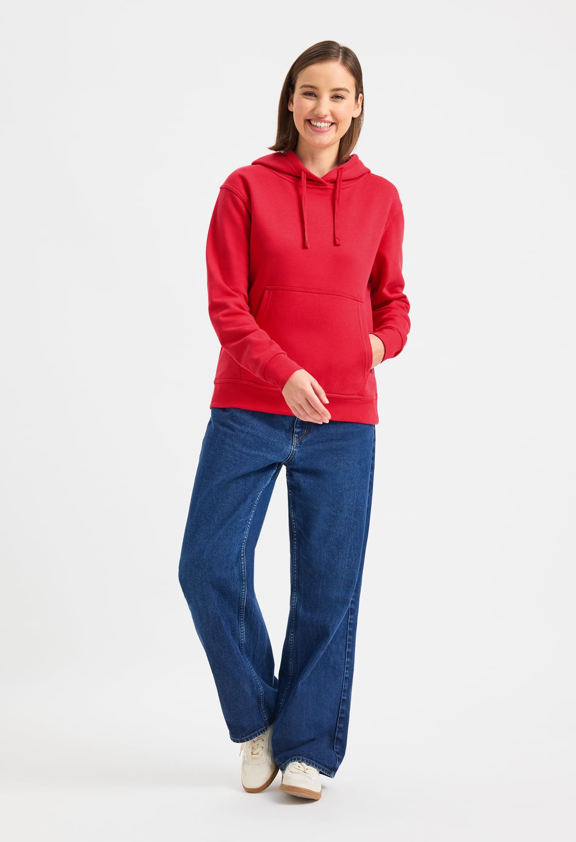 Ladies' Deluxe Hooded Sweatshirt - 300gsm 50/50 Polycotton | 8 Colours