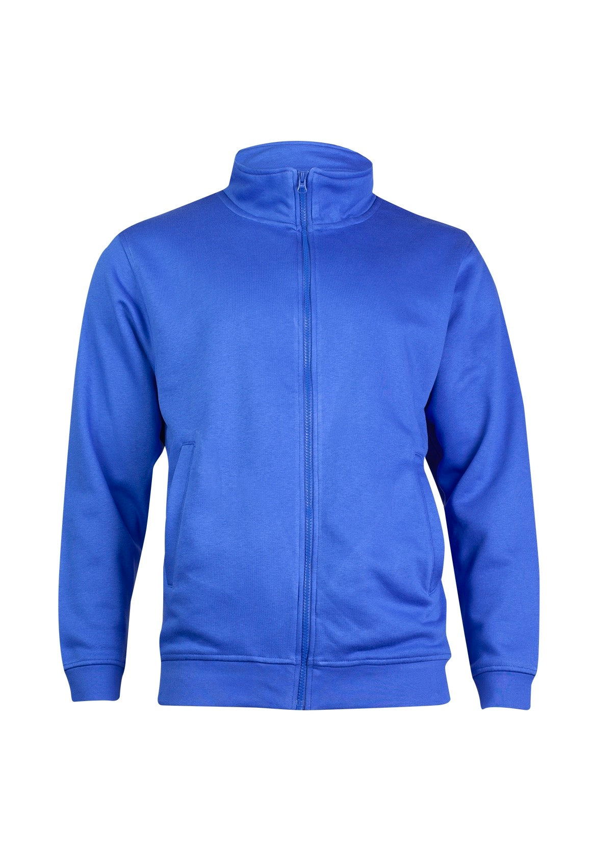 Deluxe Unisex, Adult Sweat Jacket  - Royal | Wrapandcover.co.uk Customised uniforms for workwear, schools, and organisations- fast UK delivery, no minimum orders.