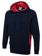 Unisex Two Tone Hooded Sweatshirt - 280gsm 60/40 Cotton-Rich | 5 Colours
