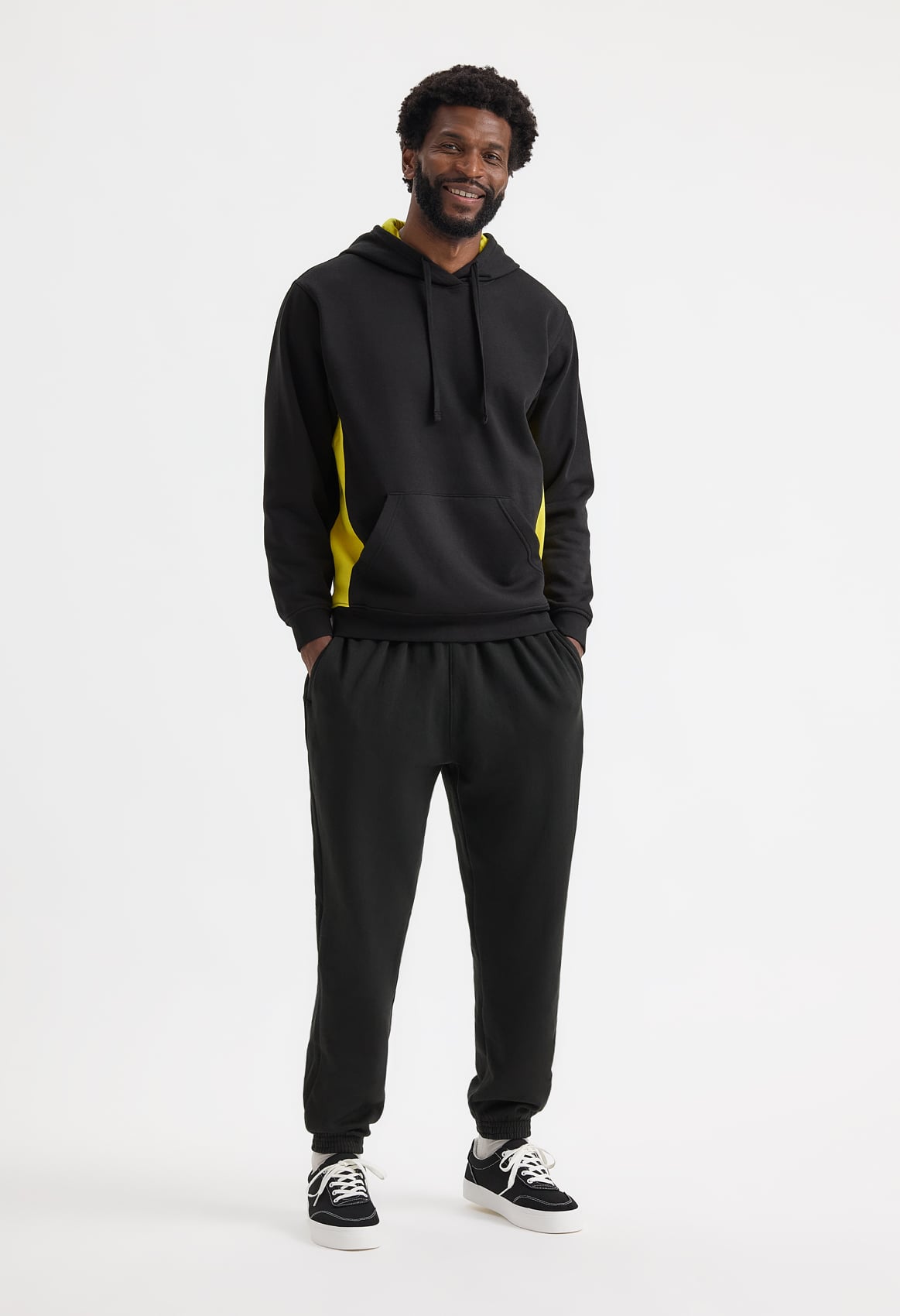 Unisex Two Tone Hooded Sweatshirt - 280gsm 60/40 Cotton-Rich | 5 Colours
